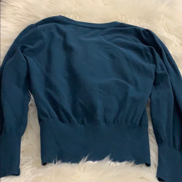Apt 9 GUC Teal Sweater Size Large fits like medium - Picture 5 of 7